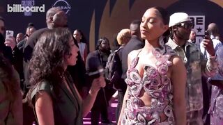 BIA Talks About Working With Busta Rhymes On New Song 'Beach Ball' & More | BET Awards 2023