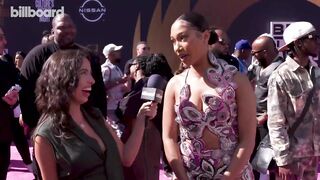 BIA Talks About Working With Busta Rhymes On New Song 'Beach Ball' & More | BET Awards 2023