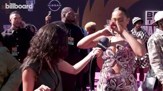 BIA Talks About Working With Busta Rhymes On New Song 'Beach Ball' & More | BET Awards 2023