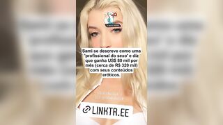 Sami Sheen desafia o pai e se torna milionária com OnlyFans