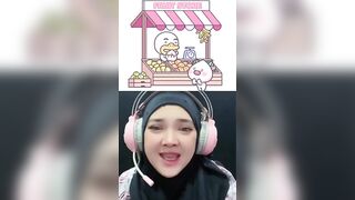 PEACH CUMA BUTUH BUNGKUSNYA AJA GUYS???????????? #duet #funny #humor #viral #animasi #dubbing