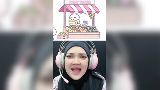 PEACH CUMA BUTUH BUNGKUSNYA AJA GUYS???????????? #duet #funny #humor #viral #animasi #dubbing