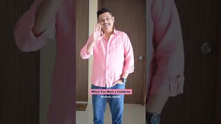 When You Meet a Celebrity ❤️ | Sanjana Karvir | Swapnil Joshi |#comedy #funnyvideo #trending #viral