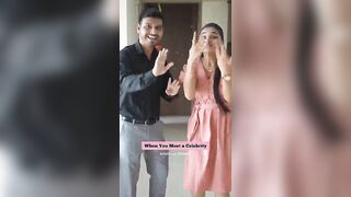 When You Meet a Celebrity ❤️ | Sanjana Karvir | Swapnil Joshi |#comedy #funnyvideo #trending #viral