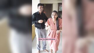 When You Meet a Celebrity ❤️ | Sanjana Karvir | Swapnil Joshi |#comedy #funnyvideo #trending #viral