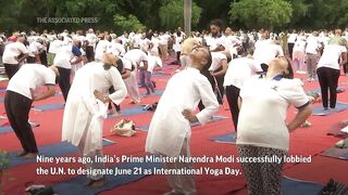 India celebrates International Yoga Day