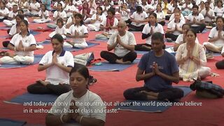 India celebrates International Yoga Day