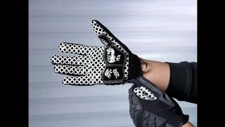 Seibertron American football receiver gloves with Flexible TPR Impact Protection Back of Hand