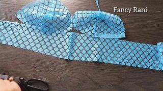 Easy Lace Night Bra Cutting and Stitching | Lingerie Design