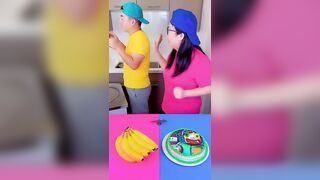 Roblox cake vs green pepper ice cream challenge! ???? #funny #shorts