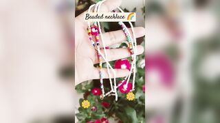 beaded necklace ????#asmr#tik tok compilation