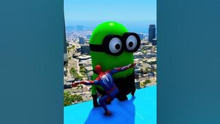 GTA 5 Epic Ragdolls/Spiderman Funny Compilation #600 (GTA5, Euphoria Physics, Funny Moments) #shorts