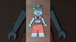 ????Making paper Roblox???? #craft #robloxclothes #robloxoutfits #compilation #youtubeshorts #shorts #213