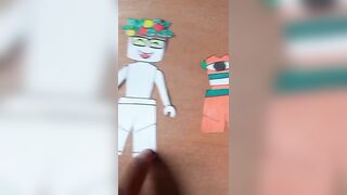 ????Making paper Roblox???? #craft #robloxclothes #robloxoutfits #compilation #youtubeshorts #shorts #213