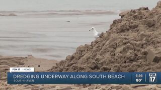 Dredging project to add 1900 feet of sand to South Haven's South Beach