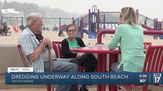 Dredging project to add 1900 feet of sand to South Haven's South Beach