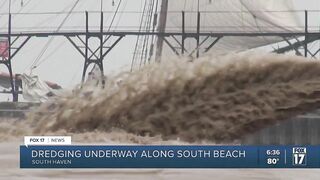 Dredging project to add 1900 feet of sand to South Haven's South Beach