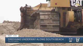 Dredging project to add 1900 feet of sand to South Haven's South Beach