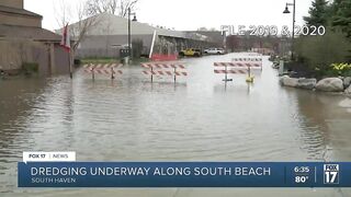 Dredging project to add 1900 feet of sand to South Haven's South Beach