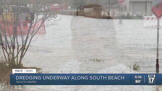 Dredging project to add 1900 feet of sand to South Haven's South Beach