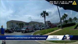 Body cam video shows beach at time of Ryan Mallett's death