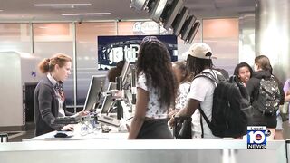 Travel troubles continue at South Florida airports