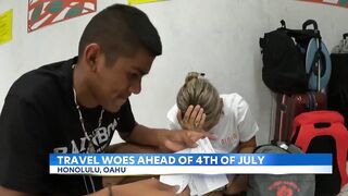 Travel woes hit ahead of 4th of July weekend