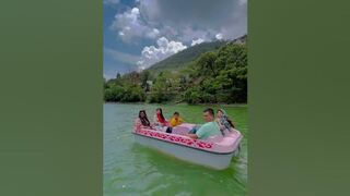 Trip to bhimtal❤️ #family #trip #bhimtal #uttrakhand #heaven #lake #boating #rain #travel