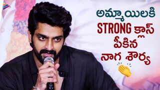 Naga Shaurya Emotional Lecture to Girls | Rangabali Trailer Launch | Yukti Thareja | TeluguFilmNagar