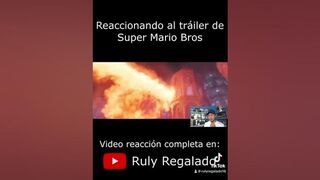 Reaccionando al trailer de Súper Mario Bros cuando salió