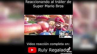 Reaccionando al trailer de Súper Mario Bros cuando salió