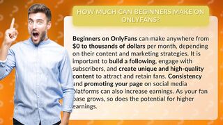 How much can beginners make on OnlyFans?