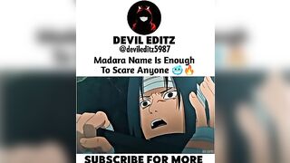 Madara Name Is Enough To Scare Anyone ???????? #madara #madarauchiha #naruto #narutoshippuden #anime