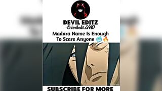 Madara Name Is Enough To Scare Anyone ???????? #madara #madarauchiha #naruto #narutoshippuden #anime