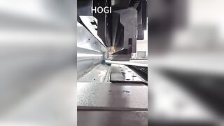 HOGI automatic flexible bending center with press arm 2500mm,processing cabinet door#panelbender