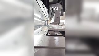 HOGI automatic flexible bending center with press arm 2500mm,processing cabinet door#panelbender