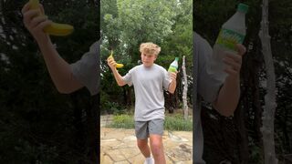 I DID THE SPRITE AND BANNA CHALLENGE AND IT WAS…#shorts