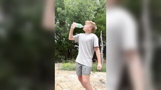 I DID THE SPRITE AND BANNA CHALLENGE AND IT WAS…#shorts