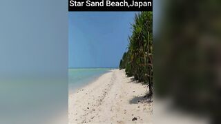 World Beautiful Beach,Star Sand Beach,Japan #shorts