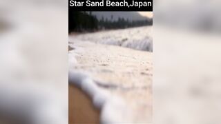 World Beautiful Beach,Star Sand Beach,Japan #shorts