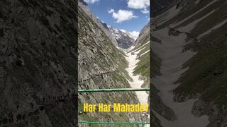 Kali Mata Mandir to Amarnath #holy #cave view first batch #travel #travelvlog