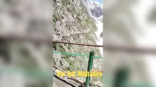 Kali Mata Mandir to Amarnath #holy #cave view first batch #travel #travelvlog