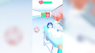 Hospital Emergency Girl and Healthy Man Run #shorts #games