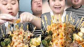 ASMR Chinese Eating Spicy Food Challenge #ASMR #ASMRMUKBANG #SPICYFOOD #EATINGSHOW #MUKBANG