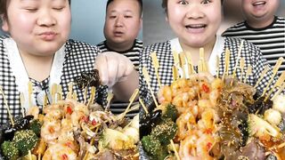 ASMR Chinese Eating Spicy Food Challenge #ASMR #ASMRMUKBANG #SPICYFOOD #EATINGSHOW #MUKBANG