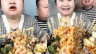 ASMR Chinese Eating Spicy Food Challenge #ASMR #ASMRMUKBANG #SPICYFOOD #EATINGSHOW #MUKBANG