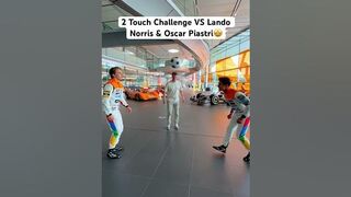 2 Touch Challenge VS Lando Norris & Oscar Piastri???? #GoogleChrome