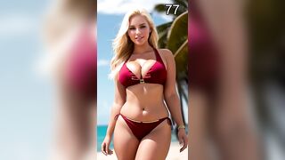 ???? AI BLONDE HOT BAYWATCH #2 | STABLE DIFFUSION | Beach Babes and Blonde Beauty! ????✨