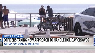 Police take zero-tolerance approach to New Smyrna Beach holiday crowds