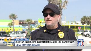 Police take zero-tolerance approach to New Smyrna Beach holiday crowds